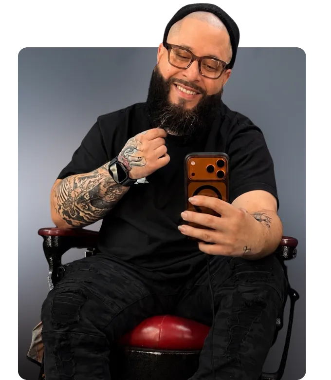 Angel Batista, owner and SMP artist at Legendary SMP